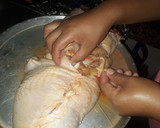 Foto del paso 9 de la receta: Arrollado de pollo, hervido con arroz primavera