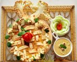 A picture of step 15 of Awadhi Gobhi Quiche/Pie.