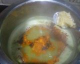 A picture of step 5 of Hare Matar ki daal.