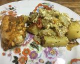 Foto del paso 6 de la receta: Pollo con papas rústicas