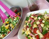Alap saláta Kedvenc dresszinggel recept fázis 5 fotója