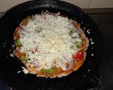 A picture of step 6 of Gluten free Rice pizza.