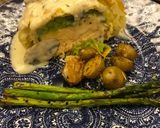 รูปขั้นตอนการทำที่ 5 ของ แซลมอนเวลลิงตัน (Salmon Wellington or Salmon En Croute)