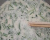 A picture of step 1 of Vegan Banh Xeo (Vietnamese pancake).