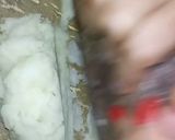 A picture of step 4 of Aloo papad.