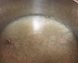 A picture of step 4 of Congee for the Instant Pot.