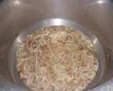 A picture of step 2 of Chicken daal.