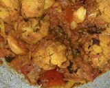 A picture of step 6 of Gobhi Aloo sabzi.