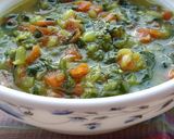 A picture of step 4 of Carrot-fenugreek curry.