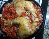 Foto del paso 4 de la receta: Pollo al horno con verduras y arroz con limón para acompañar