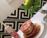A picture of step 2 of Banana strawberry pancake.
