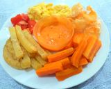 Foto langkah ke 8 dari resep Orange breakfast platter.
