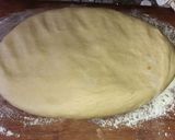 A picture of step 4 of Cinammon rolls #4weekschallenge.