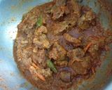 A picture of step 6 of Achar Gosht.