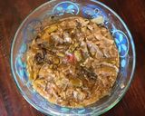 A picture of step 4 of California Farm Beef Tongue Flambee.