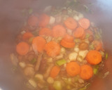 Foto del paso 4 de la receta: Carrilladas de cerdo con setas, almendras y caldo de huesos