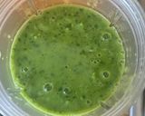 A picture of step 1 of Pea and watercress soup.