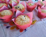 Foto del paso 4 de la receta: Muffins de arándanos con crumble 🫐