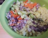 Nyers zöldségsaláta recept fázis 1 fotója
