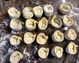 Foto del paso 6 de la receta: Capeletis caseros de pollo y espinacas