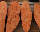 A picture of step 1 of Caramelized Baked Sweet Potatoes EASY.