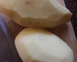 Foto del paso 1 de la receta: Pollo en cubos a la crema y champiñones con guarnición