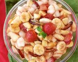 A picture of step 3 of Fruit Chaat 🍏🍋🍌🍓.