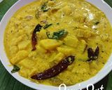 A picture of step 6 of Kalan/Kurukku Kalan-Kerala Sadya Dish.