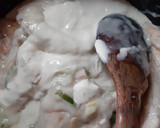 Foto del paso 3 de la receta: Pechugas de pollo con crema de puerros y champiñones