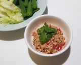 รูปขั้นตอนการทำที่ 3 ของ น้ำพริกเห็ดทูน่า low carb