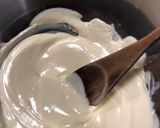 A picture of step 6 of Tart with Panna Cotta, White Chocolate Namelaka Cream, and Cocoa.