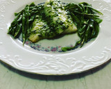 Foto del paso 4 de la receta: Bacalao a la plancha con judía verde al vapor en Lékué
