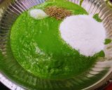 A picture of step 4 of Green veggies chips.