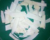 A picture of step 1 of Yam chips.