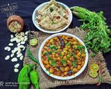 A picture of step 7 of Gujarati Vaal Nu Shaak (Lima Beans Curry).