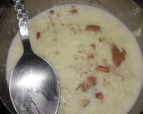 A picture of step 1 of Almond ice - cream.