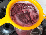Jugo de frutilla y arándanos