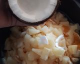 Trópusi gyümölcssaláta recept fázis 3 fotója