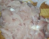 A picture of step 3 of Chicken Chowmein.