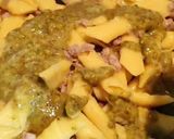 Foto del passaggio 3 della ricetta Garganelli con tonno e crema di pistacchio 😉