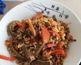 Foto del paso 8 de la receta: Bowl salteado proteínas completas _ vegan