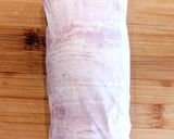 Foto del paso 4 de la receta Pechuga de pollo rellena de jamón y queso envuelta con bacon ahumado