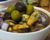 Foto del paso 5 de la receta: Carne de Mejillones con Vinagreta de Soja y Jengibre