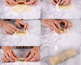A picture of step 4 of Spring roll.