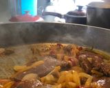 Foto del paso 1 de la receta: Carne a la criolla con papas en freidora de aire