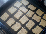 Galletas de sésamo y lino