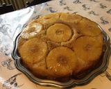 Une image de l'étape 13 de Gâteau caramélisé à l'ananas et jus de pêches.