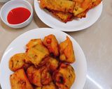 Hình bước làm 4 của món Cà tím cuộn thịt chiên giòn