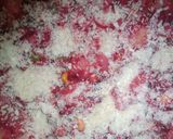 A picture of step 7 of Beetroot heart Patti.