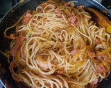Foto del paso 5 de la receta: Spaghetti de calabacín berenjena y bacon ahumado